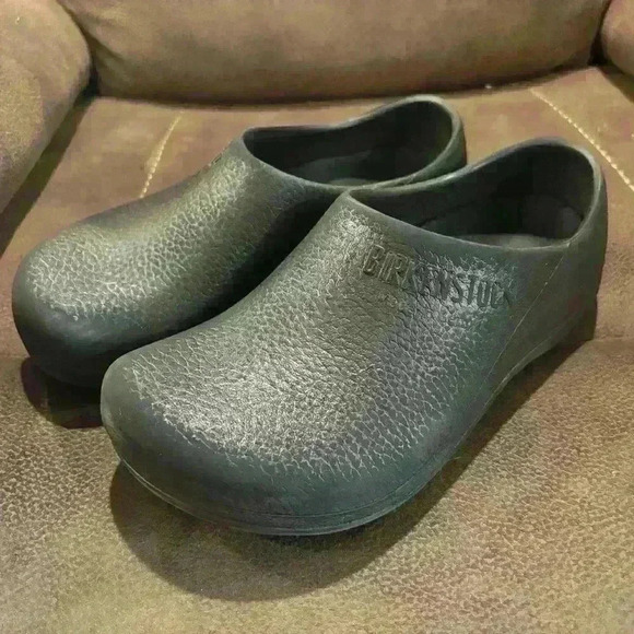 Birkenstock Profi Birki Slip-On Work Clog, Black, Size 39 US 9 - Picture 4 of 8